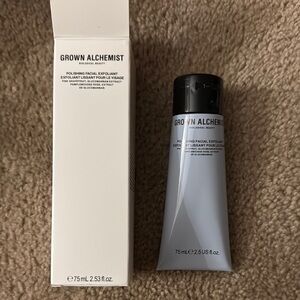 Grown Alchemist Polishing Exfoliant in Black and Gray